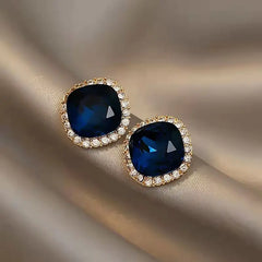 925 Silver Korean Style Pearl Stud Earrings for Women