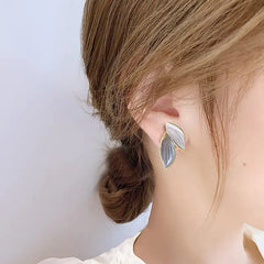 925 Silver Korean Style Pearl Stud Earrings for Women