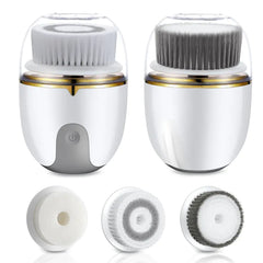 3-in-1 Electric Facial Cleansing Brush for Home Use