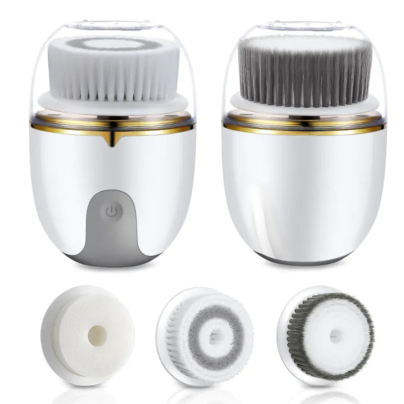 3-in-1 Electric Facial Cleansing Brush for Home Use