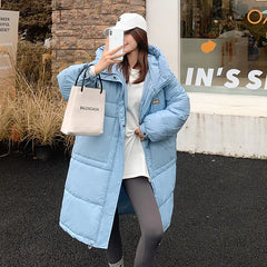 Mid-Length Loose Women's Down Padded Jacket