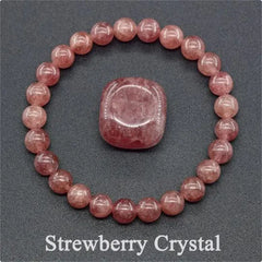 Rose Stone Amazonite Tiger Eye 8mm Beaded Bracelet