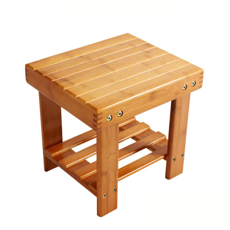 Bamboo Kids Stool for Home and Living Room Use