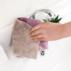 Thick Double-Sided Absorbent Dishcloth for Kitchen