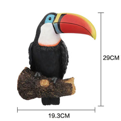 Bird Figurine Tree Hugger Hanging Resin Garden Decor