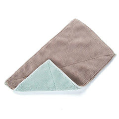 Thick Double-Sided Absorbent Dishcloth for Kitchen