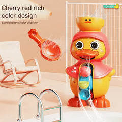 Cute Duck Rotating Water Wheel Bath Toy for Kids