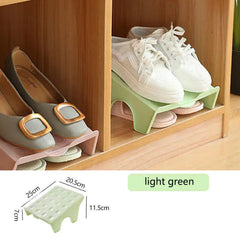 Multifunctional Double Layer Shoe Rack and Organizer