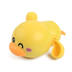 Yellow Duck Bath Toy with Chain for Kids