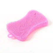 Silicone Double-Sided Dish Sponge for Kitchen Cleaning