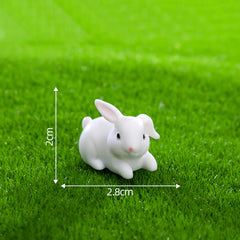 Creative Cute Rabbit Moss Micro Landscape Decor (Desk Ornament)