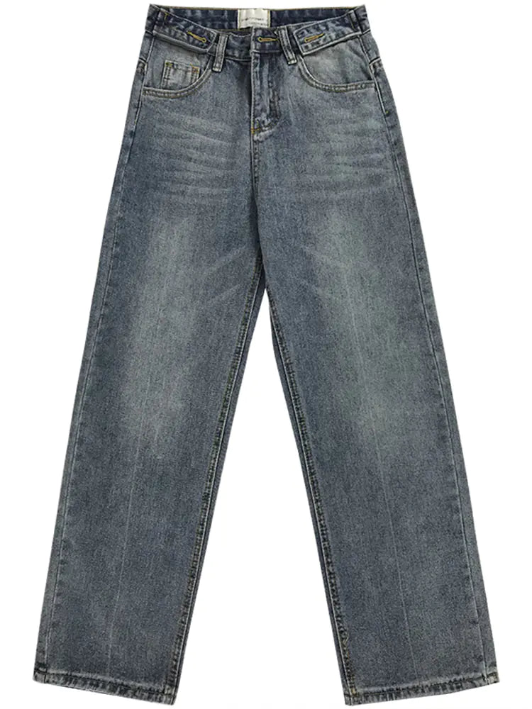 Ladies Retro High Waist Wide Leg Thin Pants