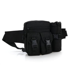 Camouflage Waist Bag with Water Bottle Holder