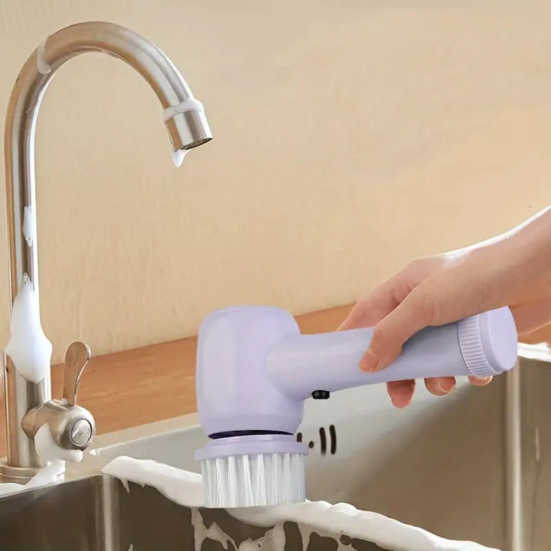 5-in-1 Electric Rotary Brush Cleaner for Home Use
