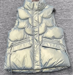 Women's Autumn Winter Short Down Cotton Vest Jacket