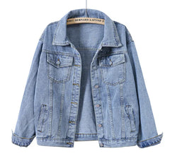 2020 Summer Loose Fit Denim Jacket for Women