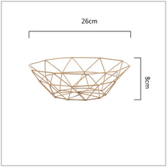 Metal Fruit Basket, Iron Fruit Plate
