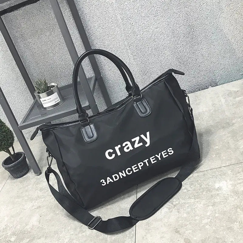 Customizable Large Capacity Gym Travel Bag (Oxford Fabric)