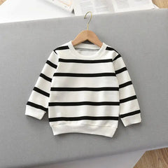 Striped Long-Sleeved T-Shirt for Boys - Autumn Style