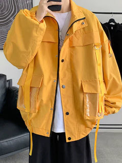 Couple's Casual Work Jacket - Loose Fit for Men