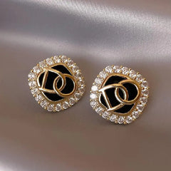 925 Silver Korean Style Pearl Stud Earrings for Women