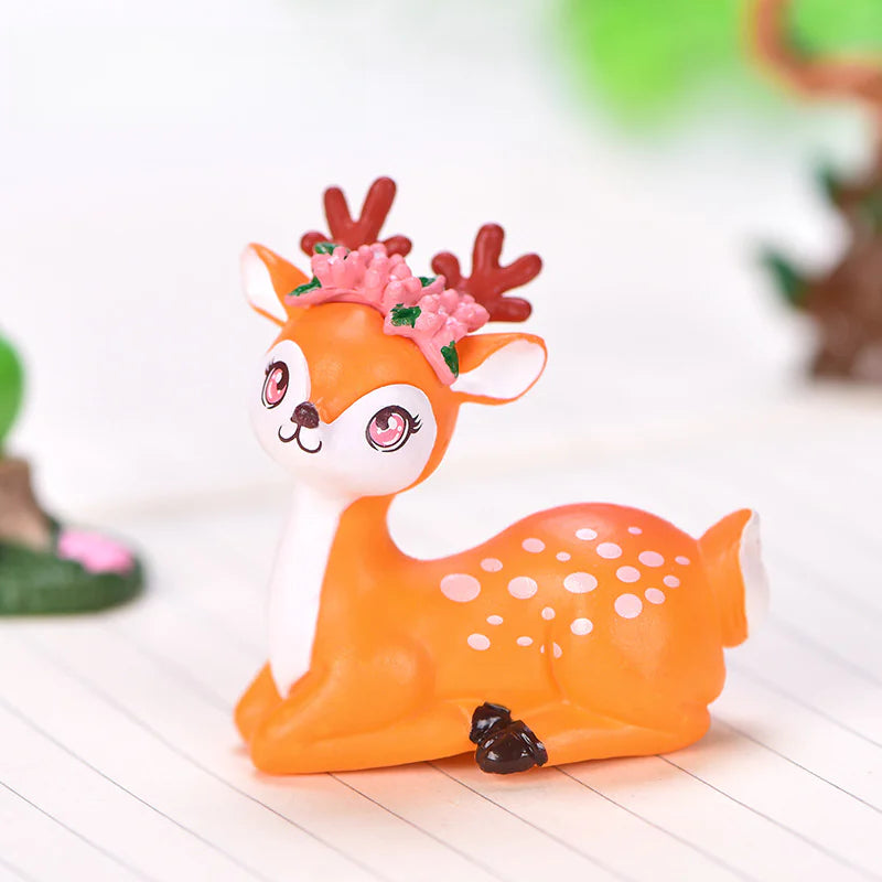 Cute Cartoon Miniature Animal Decoration - Resin Gift