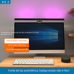 Colorful Ambient Asymmetrical Monitor Light for Eye Care