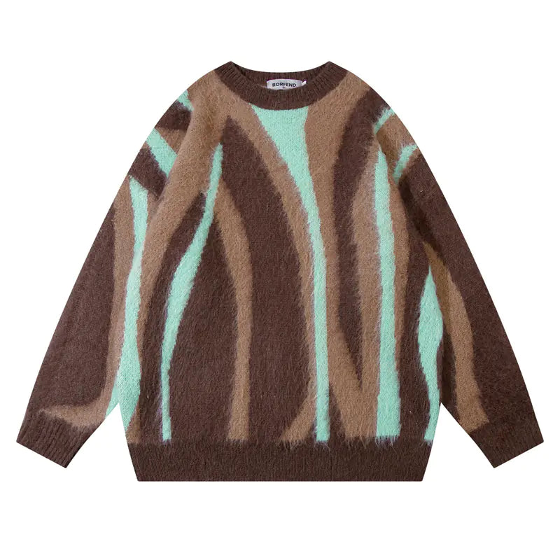 Couple's Furry Sweater in Loose and Lazy Style