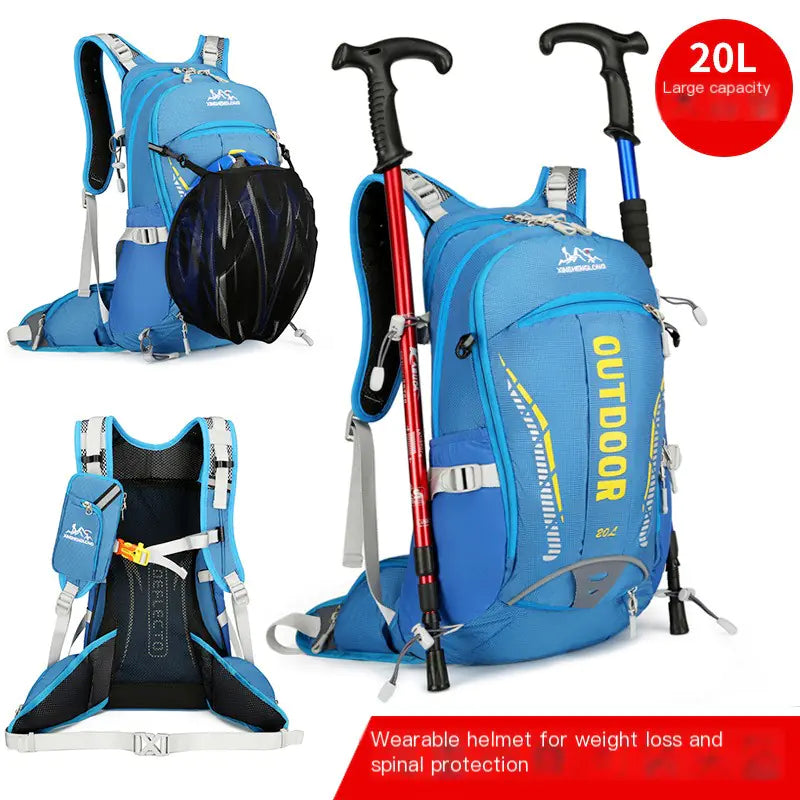 Outdoor Cycling Backpack with Water Bladder Holder