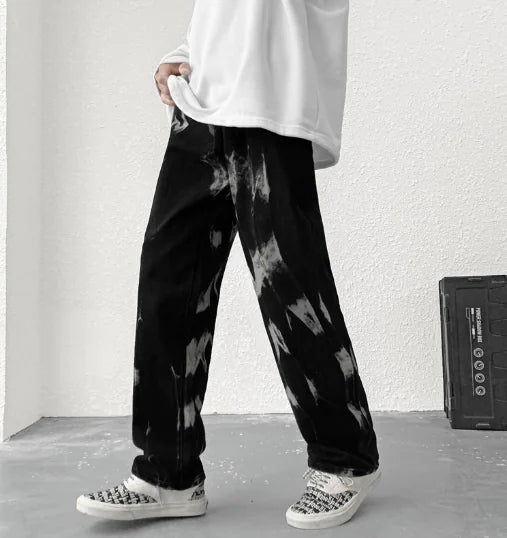 Trendy Brand Men's Loose Fit Thin Straight Jeans