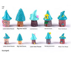 Miniature Landscape Resin Craft - Cartoon Treehouse Decor