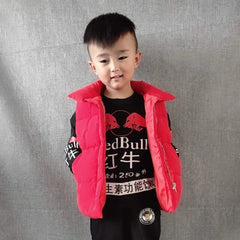Children's Down Cotton Vest for Autumn and Winter
