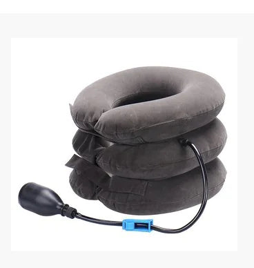 Thick Inflatable Neck Traction Device for Home Use