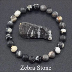 Natural Stone Tiger Eye Beaded Bracelet for Yoga