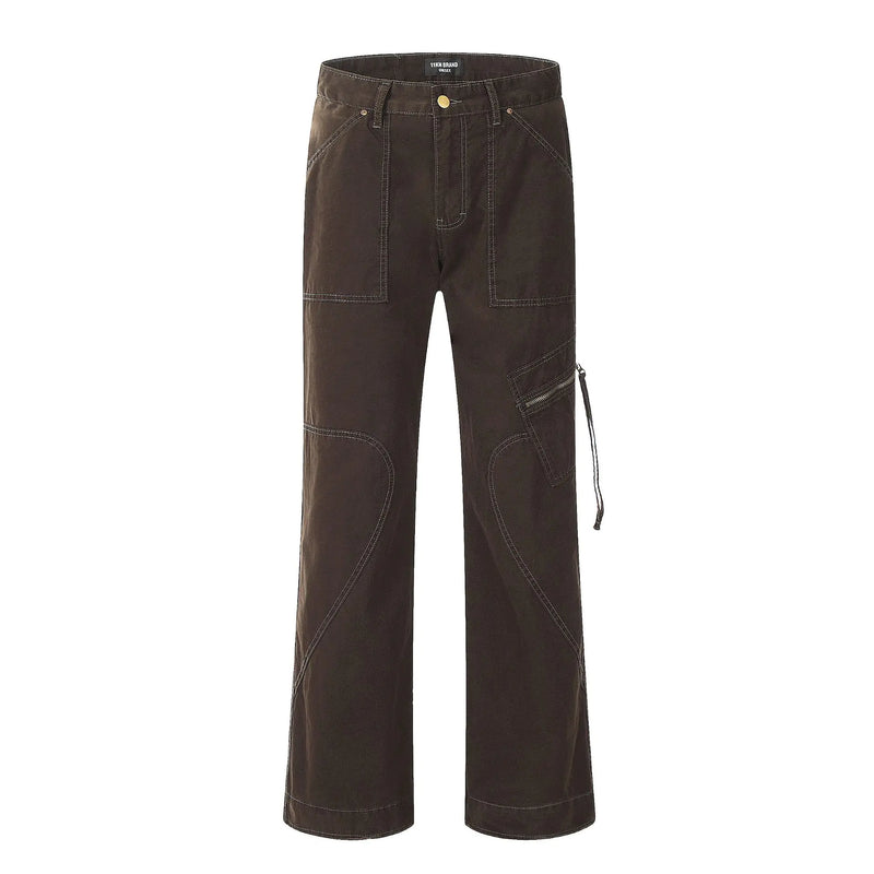 High Street Loose Fit Casual Wide-Leg Pants