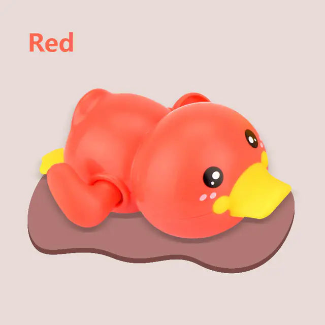 Wind-Up Bath Duck Toy for Kids - Summer Fun