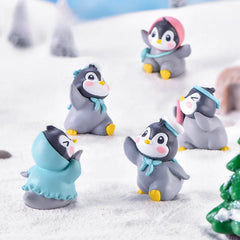 Cute Penguin DIY Miniature Landscape Decoration (PVC)