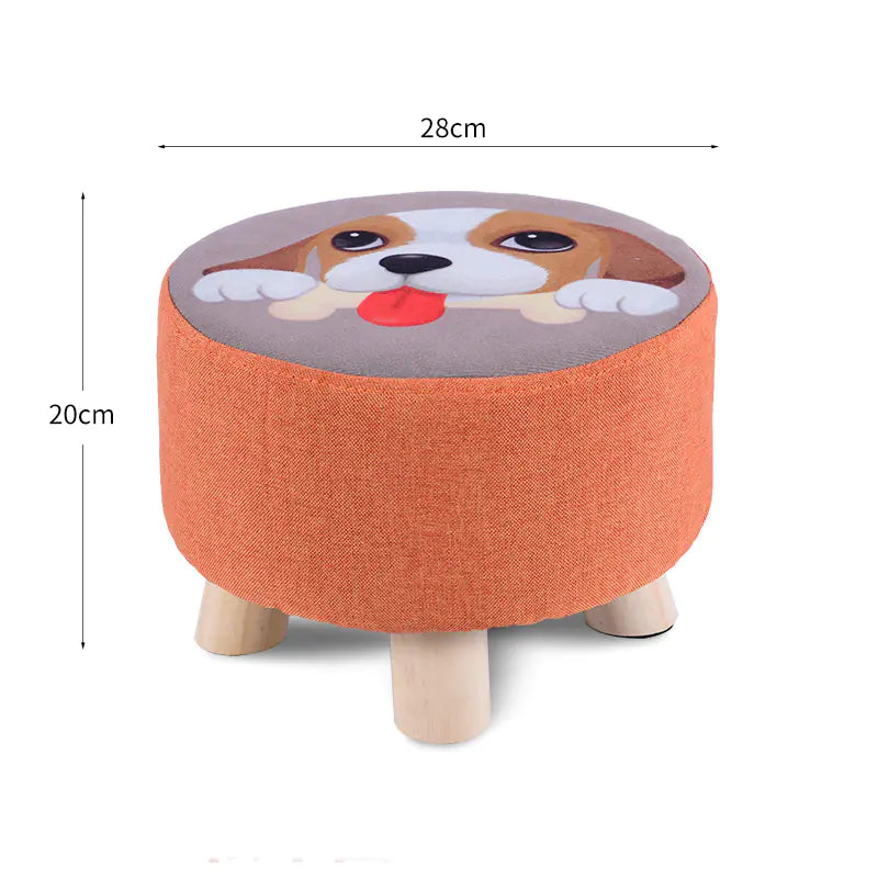 Stylish Creative Wooden Stool for Kids and Living Room