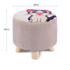 Stylish Creative Wooden Stool for Kids and Living Room