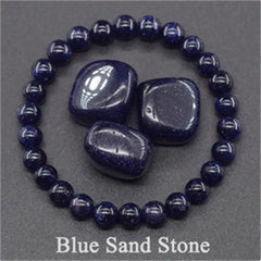 Rose Stone Amazonite Tiger Eye 8mm Beaded Bracelet