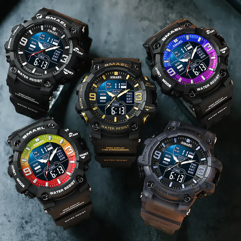 Men's Multifunctional Waterproof Sports Watch