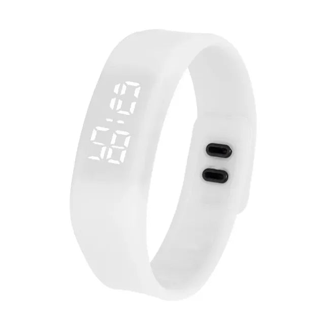 Waterproof Candy Color LED Digital Sports Watch for Kids