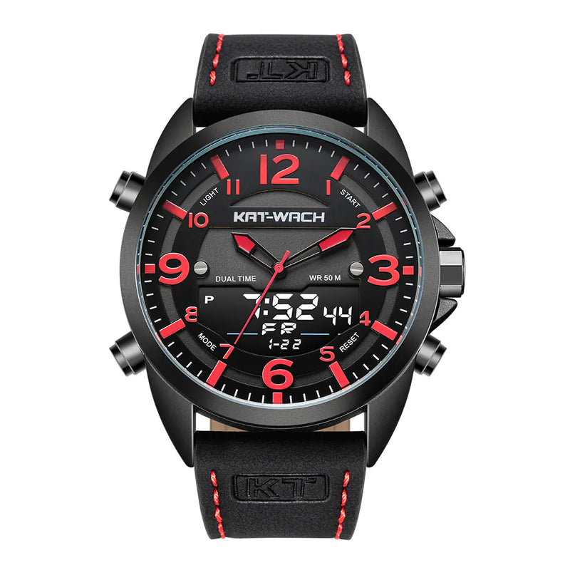 KAT-WACH Men's Multifunctional Outdoor Sports Watch
