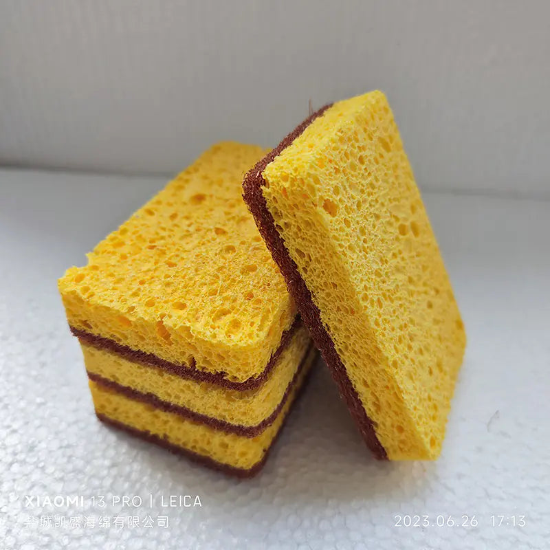 Dual-Sided Sponge Cloth for Kitchen Cleaning