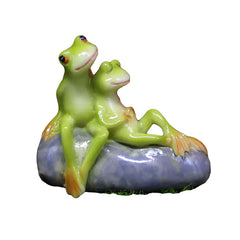 Mini Frog Resin Ornament for Garden Decoration