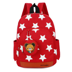 Lightweight Star Print Kindergarten Backpack for Kids