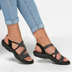 Large Size Women’s Casual Flat Beach Sandals