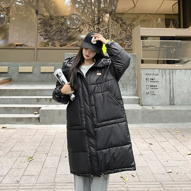 Mid-Length Loose Women's Down Padded Jacket