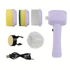 5-in-1 Electric Rotary Brush Cleaner for Home Use