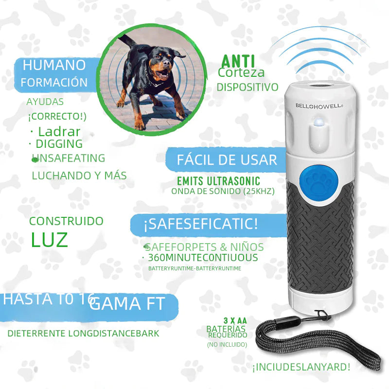 New Ultrasonic Dog Training Device for Bark Control